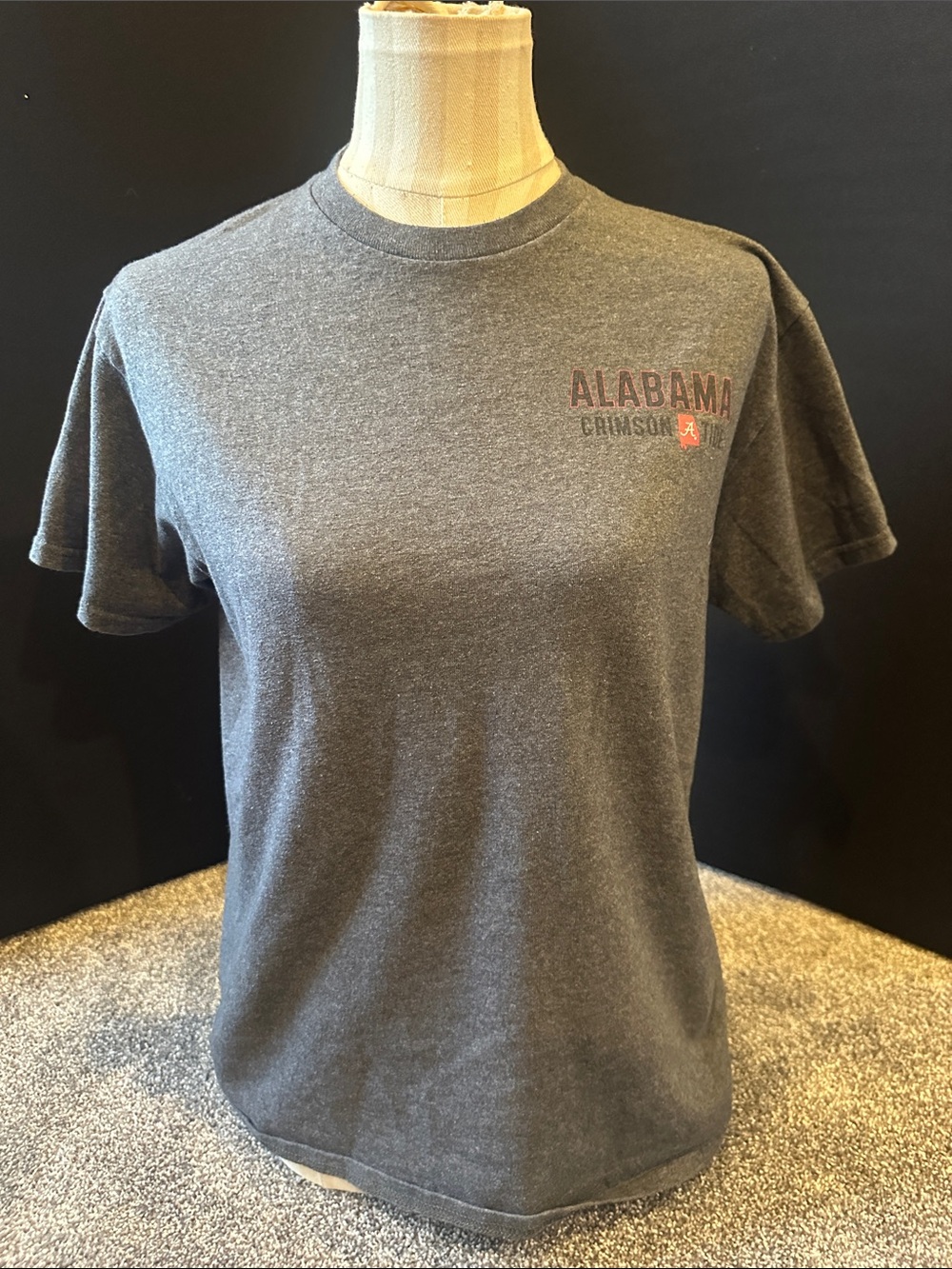 Delta Gray Alabama Graphic Short Sleeve Tee
